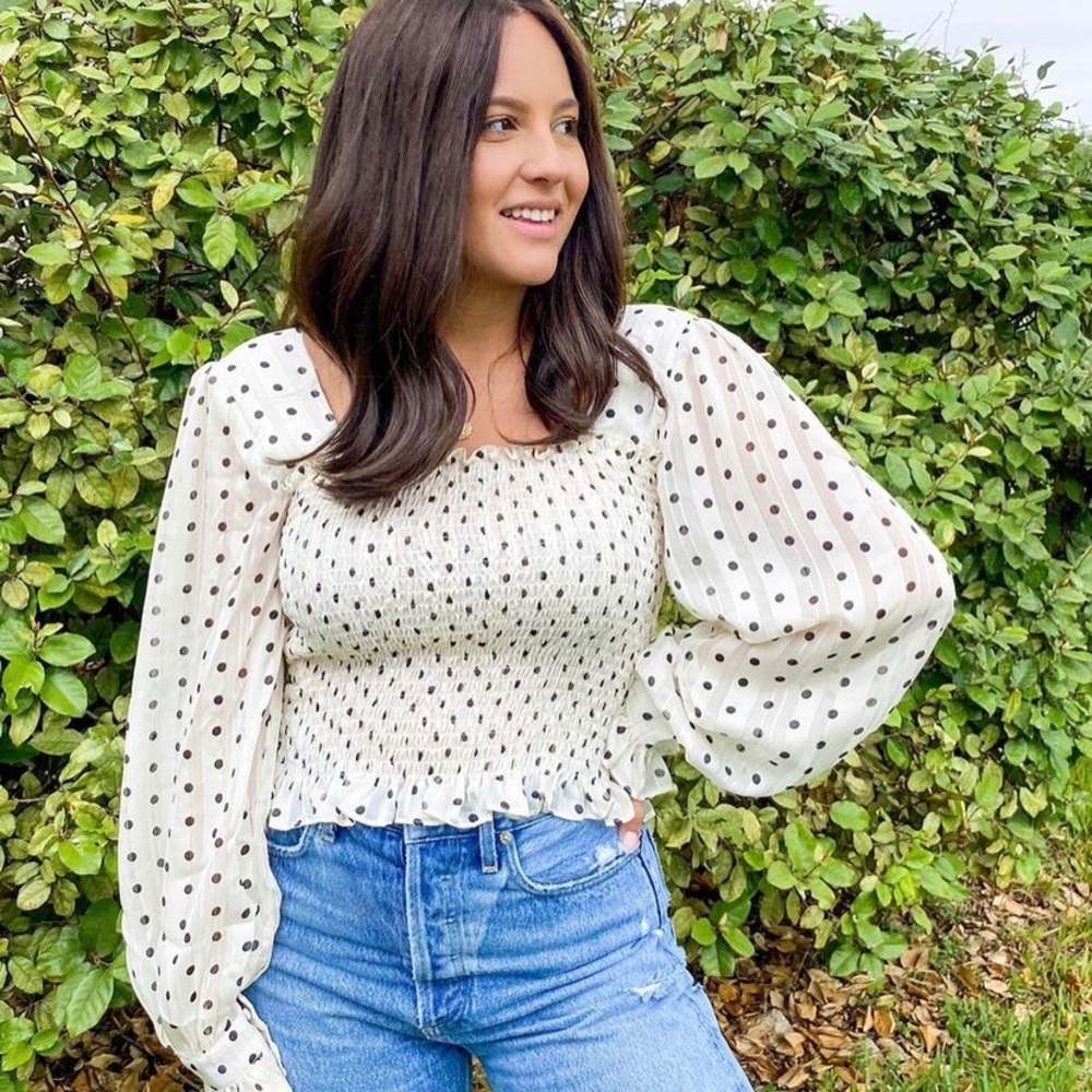 Polka Dot Blouse